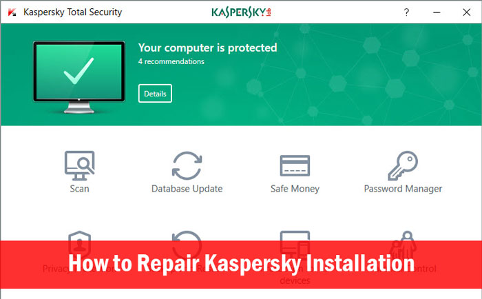 how to reinstall kaspersky internet security 2016